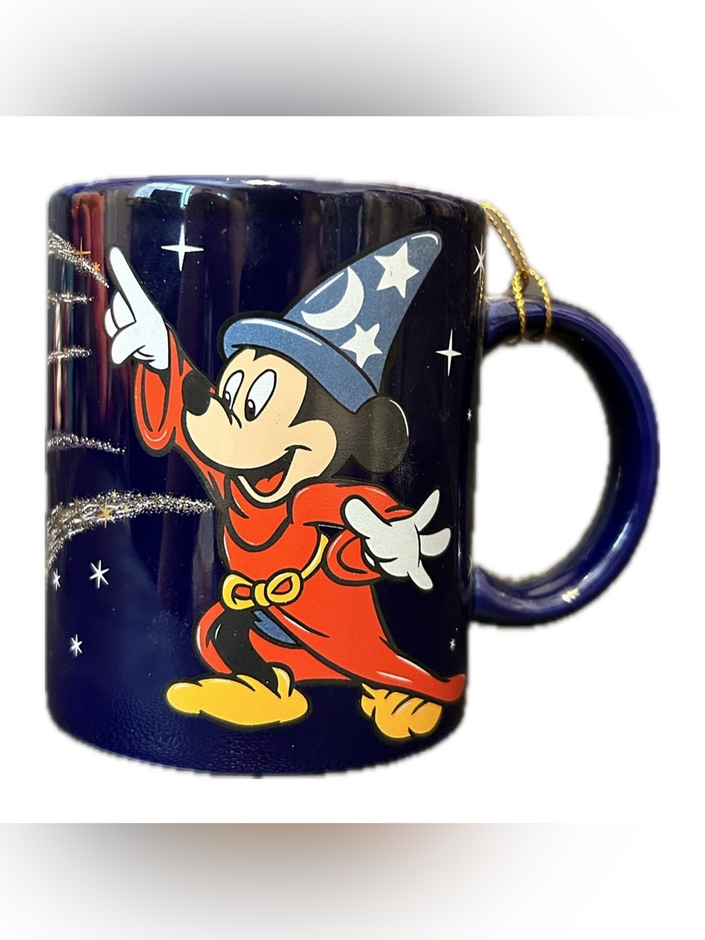 NWT VTG Disney Fantasia 75th Anniversary Ceramic Mug. Mickey Mouse as Sorcerer